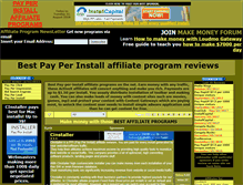 Tablet Screenshot of pay-per-install.com